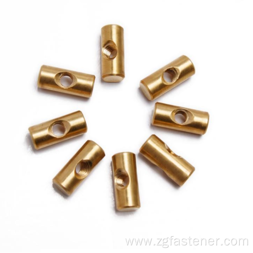 Yellow Brass Barrel Nut